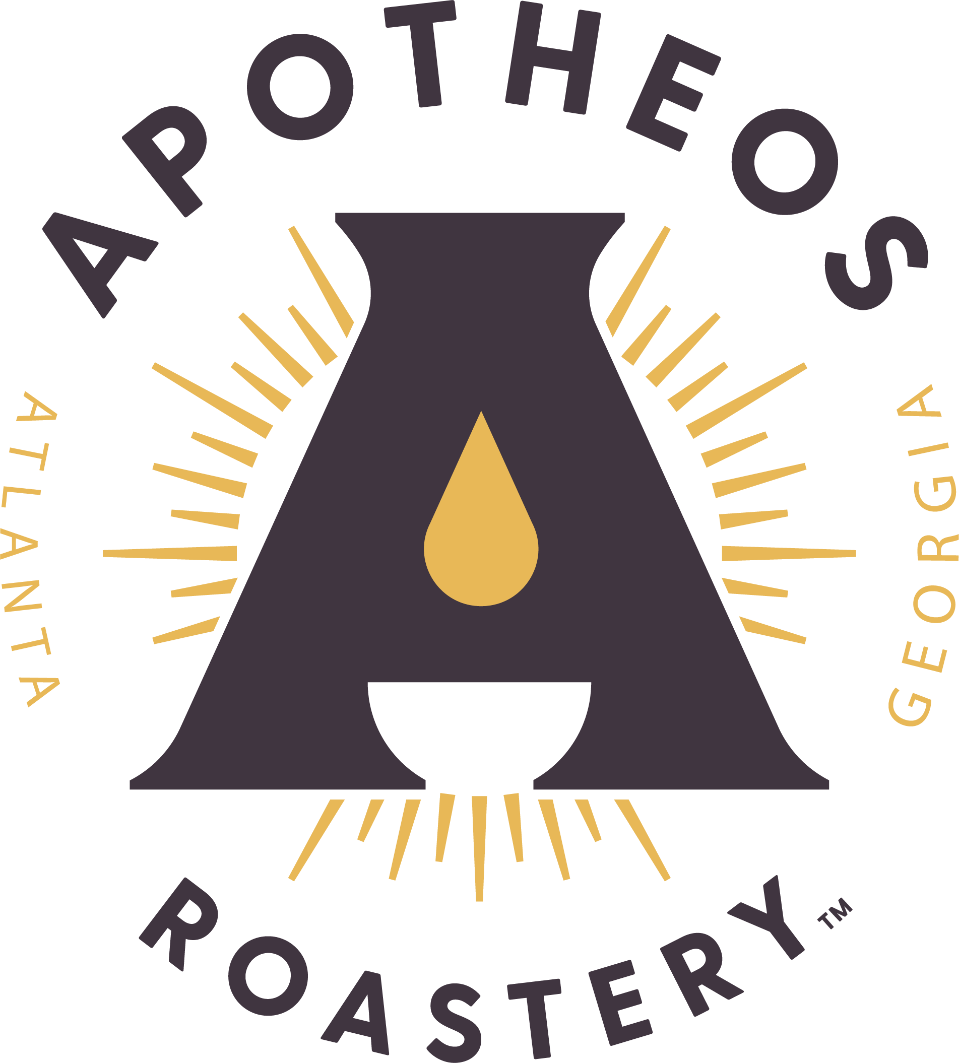 Apotheos Coffee Roastery brand identity design